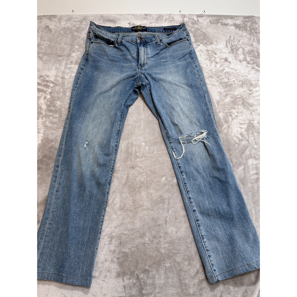 Lucky Brand Women's Sweet Straight Jeans Size 16 / 33  Blue Mid Rise Denim EUC